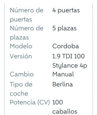 SEAT Cordoba 2006