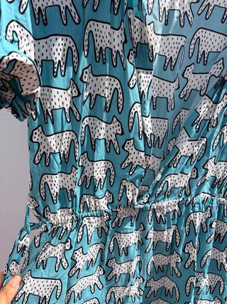 Mono corto estampado animal print