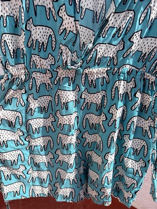 Mono corto estampado animal print