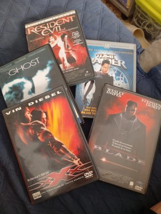 Lote 5 Películas DVD Acción/Terror