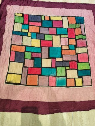 Seda Pañuelo foulard fular multicolor E. Zabalo