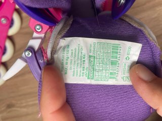 Patines Oxelo Ajustables Niña Rosa Talla 3