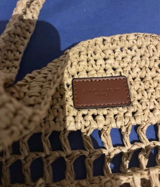 Bolso YSL de rafia con monedero