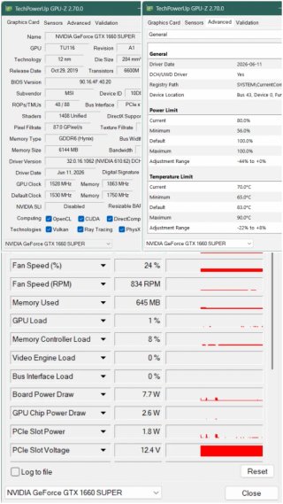 MSI GeForce GTX 1660 Super OC