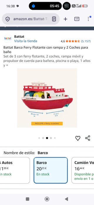 Barco Ferry Crucero Juguete
