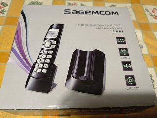 Teléfono Inalámbrico Sagemcom D221 DECT