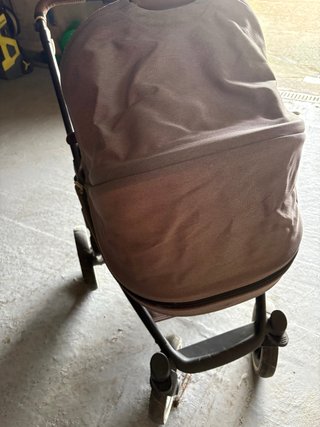 Cochecito ABC con capazo y funda impermeable