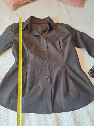 Camisa Victorio & Lucchino Manga Joya Marrón