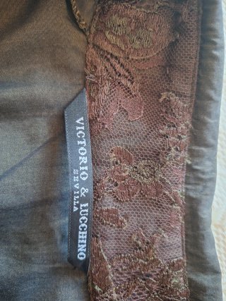 Camisa Victorio & Lucchino Manga Joya Marrón