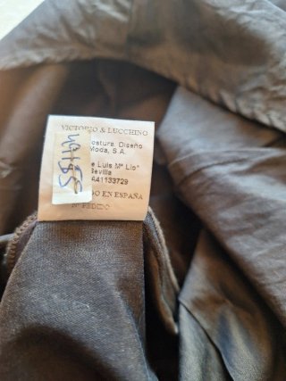 Camisa Victorio & Lucchino Manga Joya Marrón