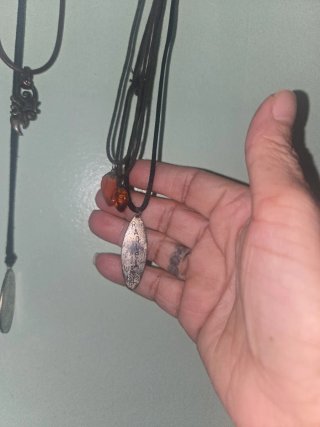 3 Colgantes con Cadenas Plata