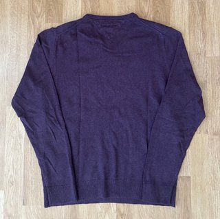 Jersey Tommy Hilfiger Cuello en V Morado