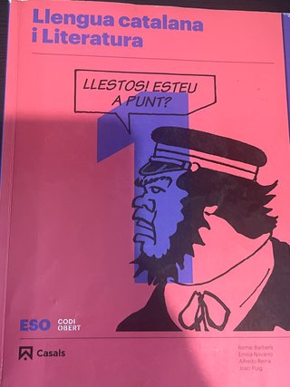 Llengua catalana i Literatura 1 ESO LOMLOE