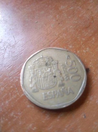 Moneda 500 Pesetas España Escudo Corona