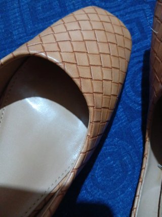 Zapatos de tacón beige/caramelo talla 41