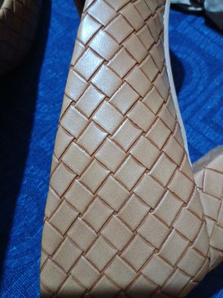 Zapatos de tacón beige/caramelo talla 41