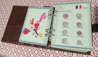 Álbum Monedas Euro polipiel