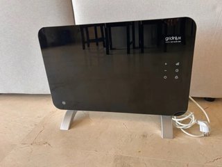 Radiador Cristal Negro Grindilux 1000W Wifi