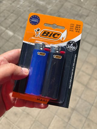 2x Accendino Bic Maxi Vintage