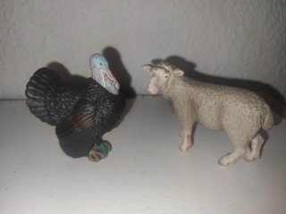 10 ANIMALES GRANJA PVC SCHLEICH + PERRITO REGALO