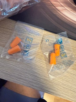 Tapones Oídos Espuma Naranja 27 Pares