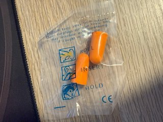 Tapones Oídos Espuma Naranja 27 Pares