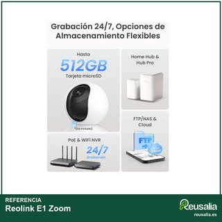 Reolink E1 Zoom cámara 4K interior bebé