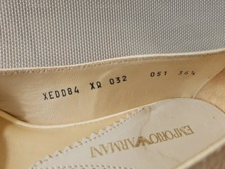 Decolte' Emporio Armani Oro/Bianco Tg 36.5