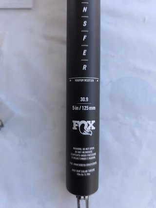 Tija Fox Transfer Factory 30'9 y 125 mm