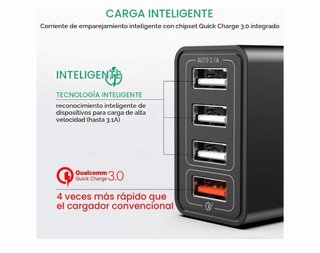 Cargador Qualcomm Quick Charge 3.0