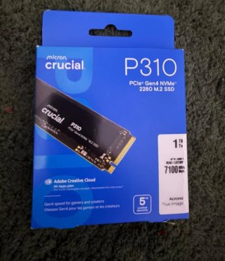 Crucial P310 1TB SSD NVMe M.2 Nuovo Sigillato