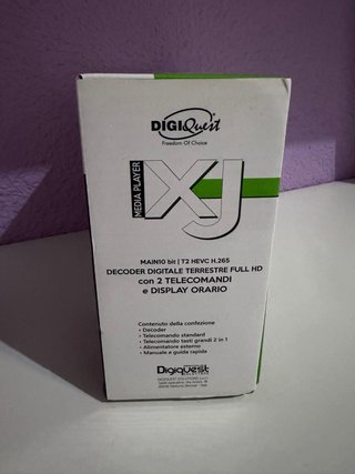 Decodificador DigiQuest T2 con 2 mandos