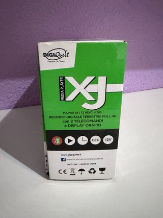 Decodificador DigiQuest T2 con 2 mandos
