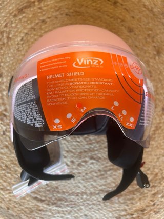 Casco Moto Rosa Vinz Talla M