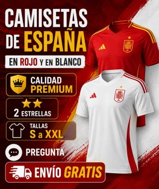 Camiseta  Roja/Blanca Talla XXL