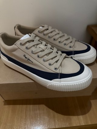 Zapatillas Pepe Jeans Beige y Azul