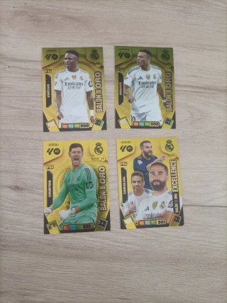 Cartas Adrenalyn: Vinícius, Mbappé, Courtois, Carv