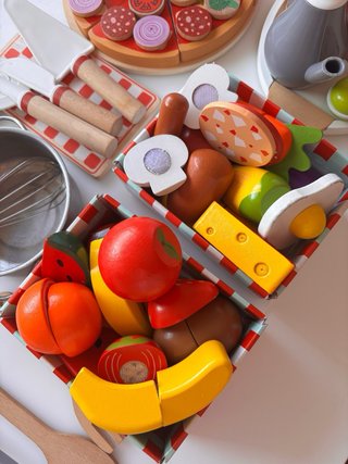 Cocina de juguete interactiva CON ACCESORIOS