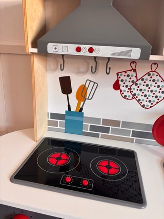 Cocina de juguete interactiva CON ACCESORIOS