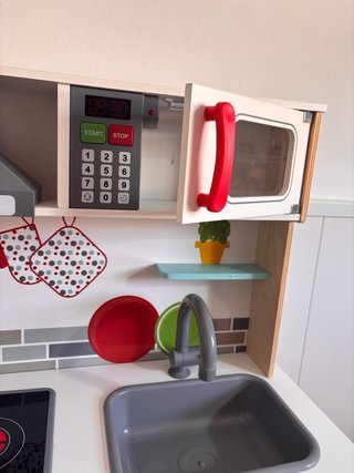 Cocina de juguete interactiva CON ACCESORIOS