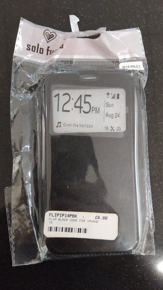 Funda Flip Negra iPhone 13
