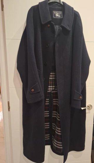 Abrigo Burberry Azul Clásico