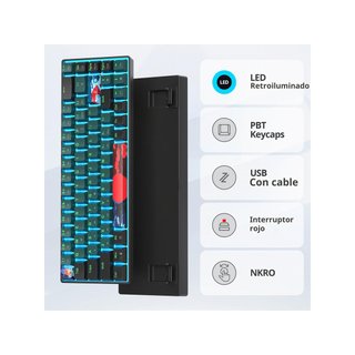 SbocKeeb teclado mecánico 65% retroiluminado