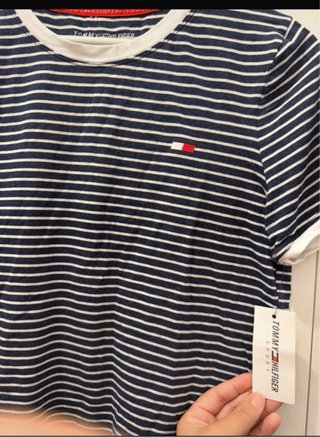 Camiseta Tommy Hilfiger Rayas Nuevo