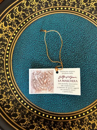 Set vintage terracotta La Maschera