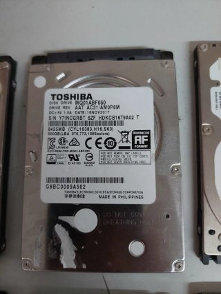 Lotes de 6 Discos Duros Internos HDD 2.5