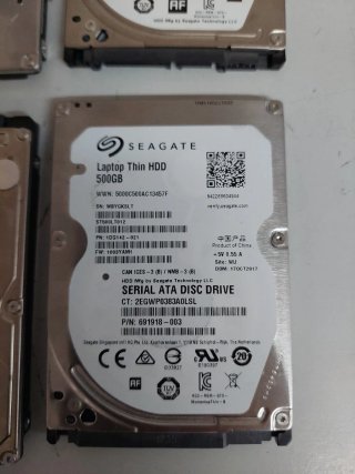 Lotes de 6 Discos Duros Internos HDD 2.5