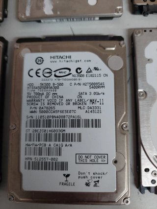 Lotes de 6 Discos Duros Internos HDD 2.5