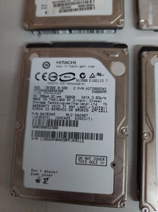Lotes de 6 Discos Duros Internos HDD 2.5