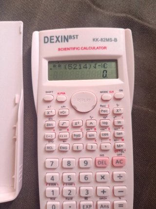 Calculadora Científica DEXINBST KK-82MS-B Rosa